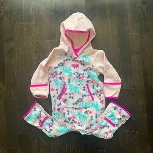 NORTH face fleece baby girl under layer